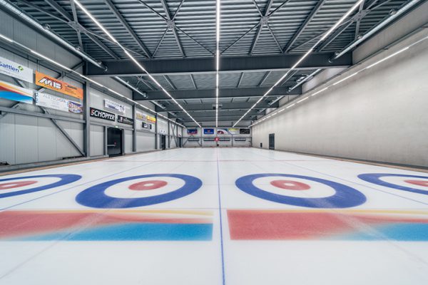 Curlingfeld in ischi arena